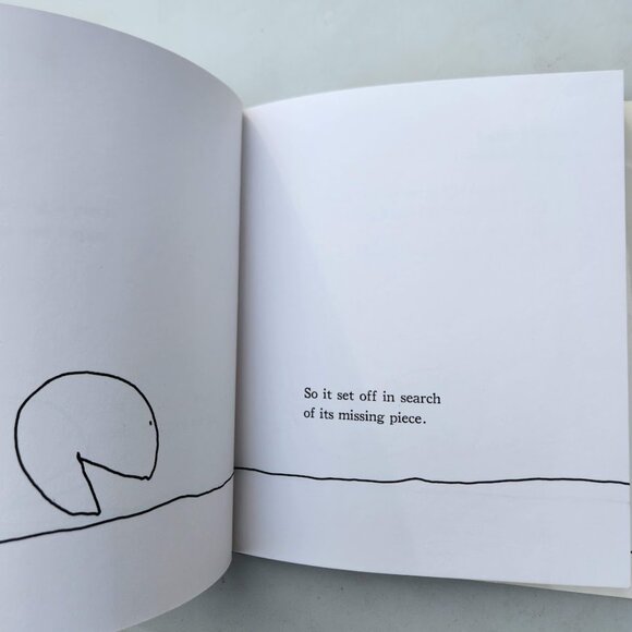 The Missing Piece Shel Silverstien Book Short Story Hardcover with Dust Cover Vi - Picture 9 of 12